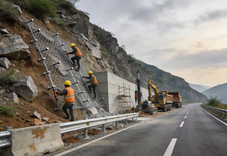 江门公路道路护坡